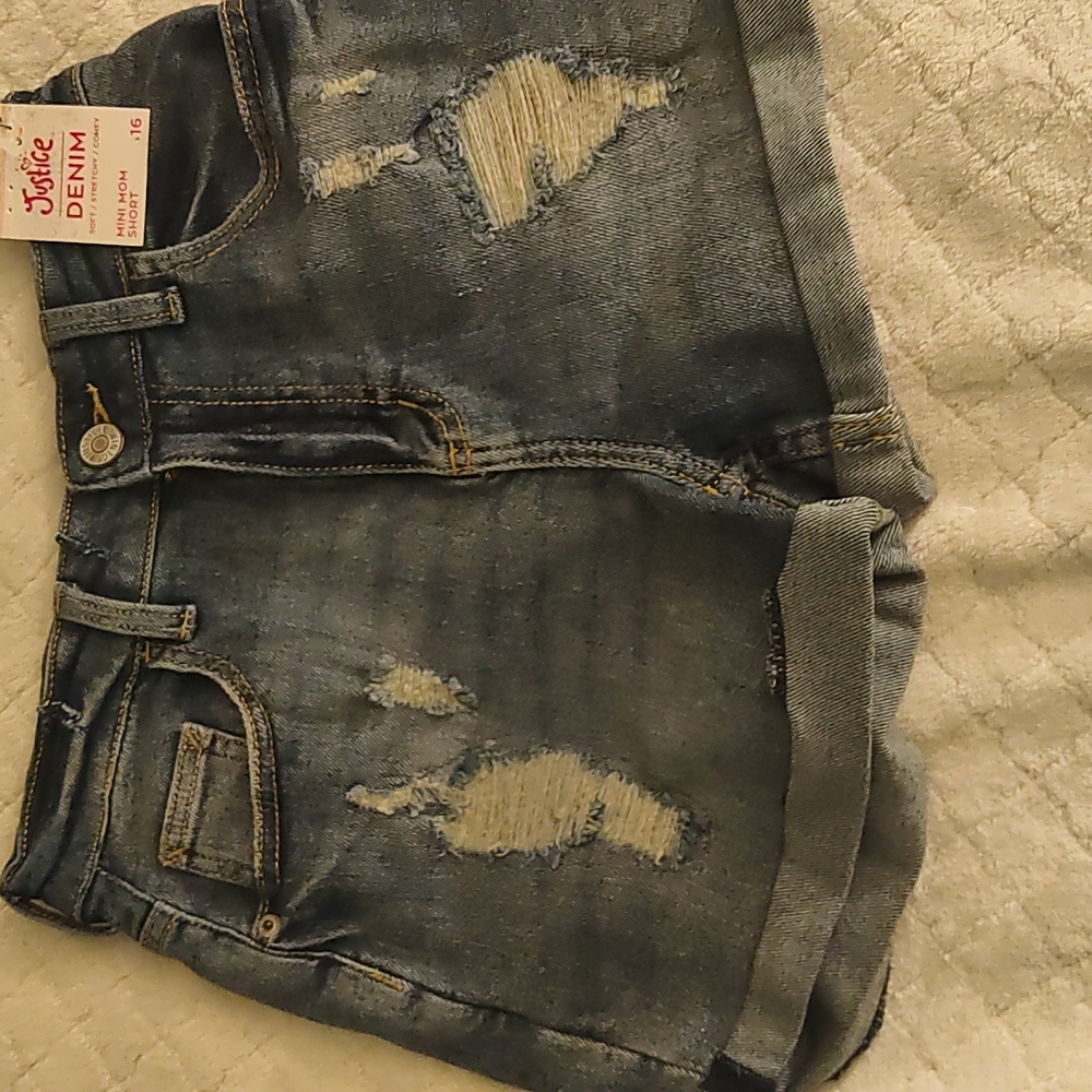 Justice short Jeans for girls.